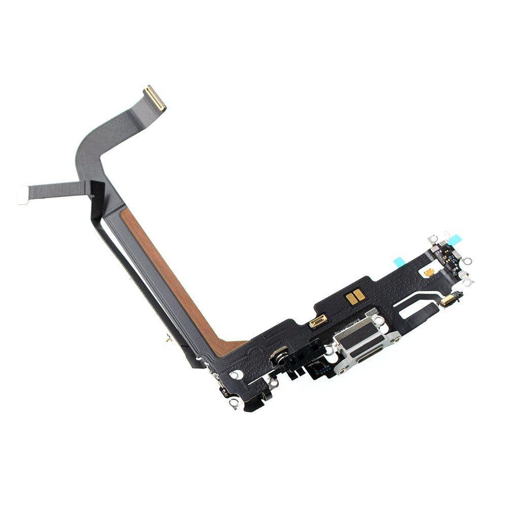 Charging Port for iPhone 13 Pro Max (Purple)-White Charging Port for iPhone 13 Pro Max (Purple)-White